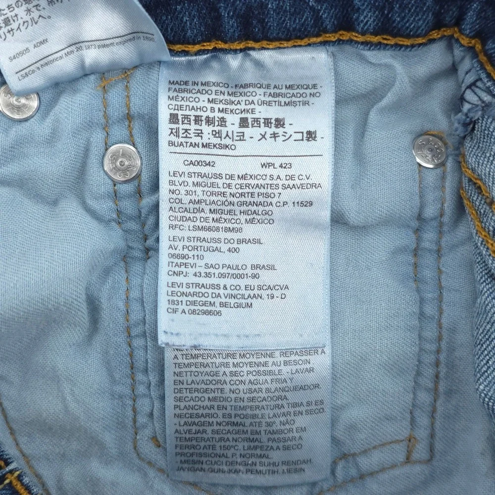Levi's Mens Jeans 541 Athletic Taper‎ 32x30 Medium Wash Blue Denim